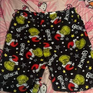 soft grinch pj pants